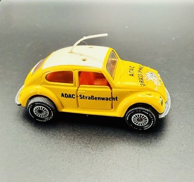 1980s Siku 1324 VW 1300 ADAC Road Watch Club Patrol Car Volkswagen German Bug