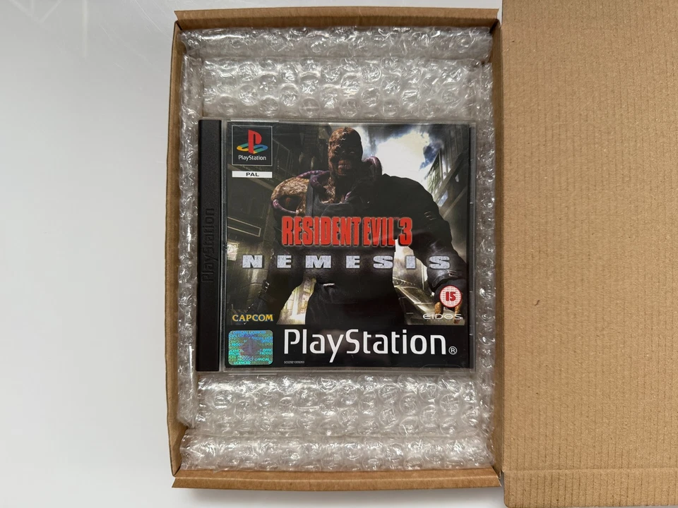 Resident Evil 3 Nemesis PS1 - UK PAL VGC CIB with 4 Inserts - Reg - Tracked - Image 2 of 4