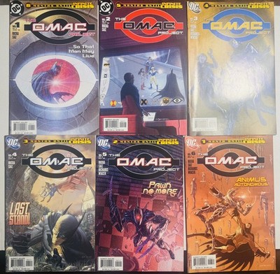OMAC PROJECT  COMPLETE SET 1-6  JUSTICE LEAGUE * CHECKMATE  DC  2005  NICE!!!