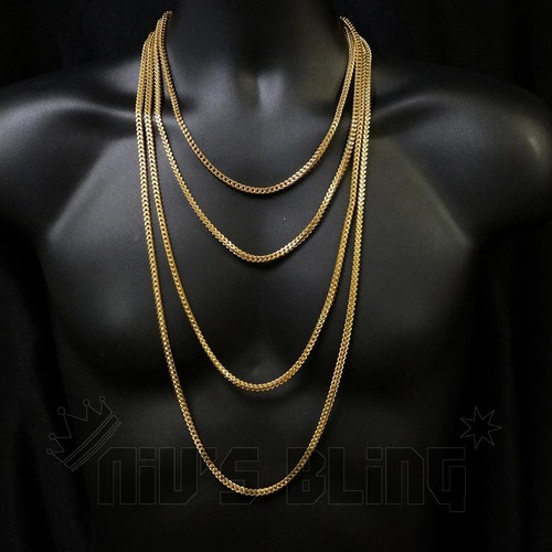 18K Yellow Gold Plated 4mm STAINLESS 