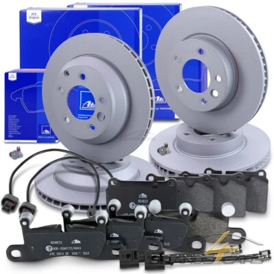 ATE BREMSSCHEIBEN +BREMSBELÄGE +WARNKONTAKT VORNE+HINTEN FÜR VW TOUAREG 7P - Bild 1 von 4