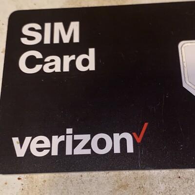 Verizon Pin Triple Sim Card ''3 in 1'' Nano 4FF   CDMA 4G LTE New Phone Call