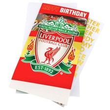 Image of Liverpool FC Personalised Birthday Card