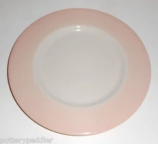 Franciscan Pottery China Early Encino Breakfast Set Shell Pink Bread Plate!