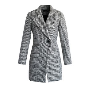 houndstooth wool coat