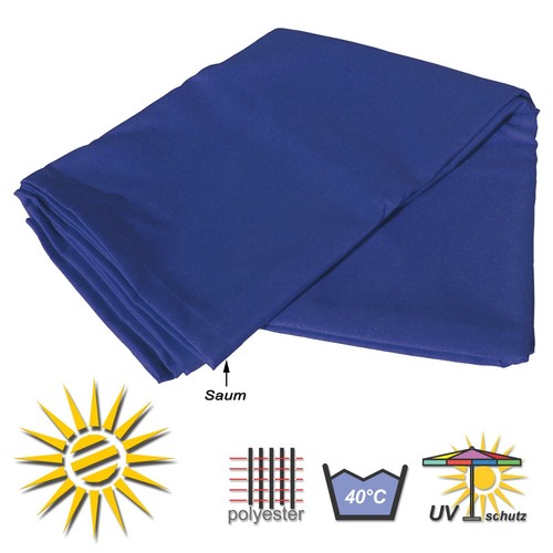 Sonnensegel dunkel blau ca 420x140 cm 30 Laufhaken Seilspannmarkise Wintergarten - Bild 2 von 10