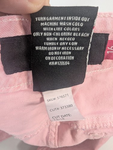 Torrid Jeans Women Size 16 Pink Animal Print Denim Skinny Stretch Zip Ankle - Picture 10 of 11