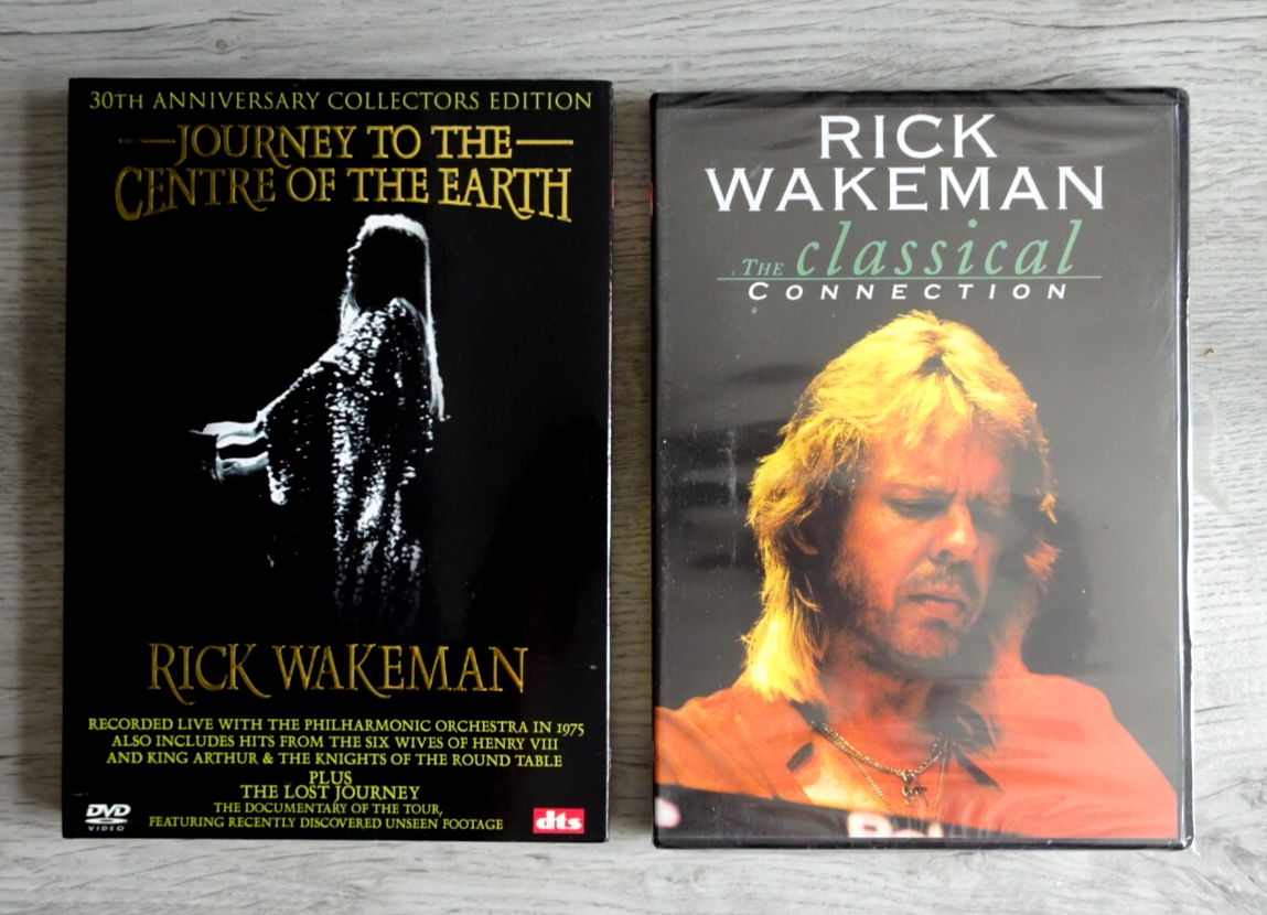Rick Wakeman DVD X2 Journey To The Centre Of The Earth 30th Classical Connection