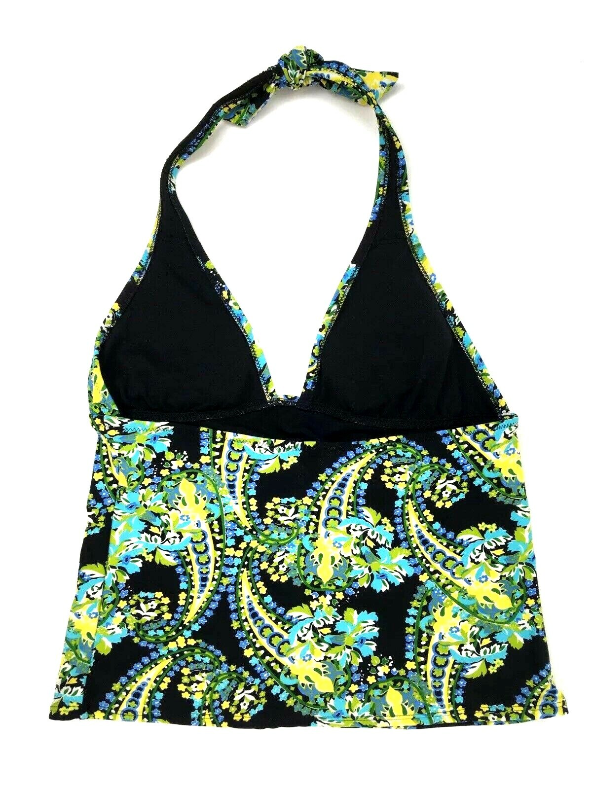 Old Navy Womens Tankini Swim Halter Top Size Medium Paisley Floral eBay