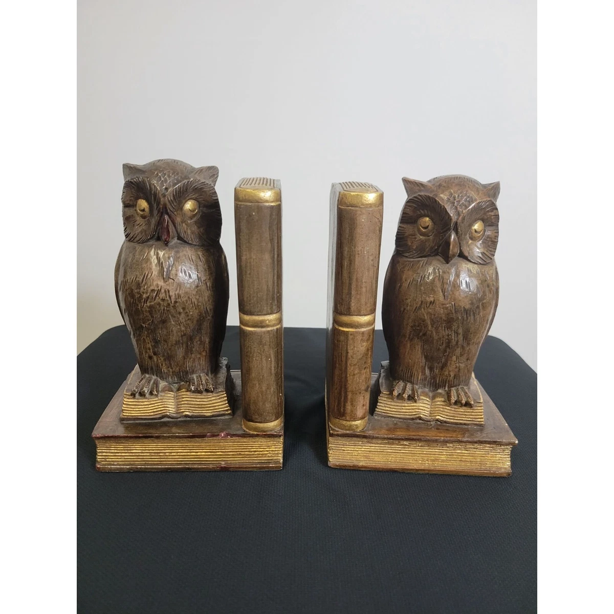 Vintage Bronze Owl Bookends from Thanhardt Burger Company | eBay