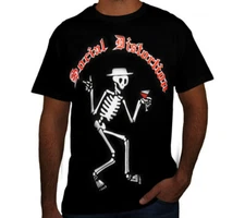 SOCIAL DISTORTION R PUNK ROCK Black T Shirt