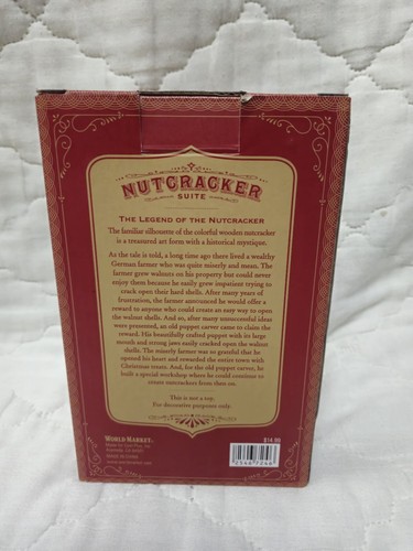 7in World Market 2017 Nutcracker Mouse King - Picture 9 of 14
