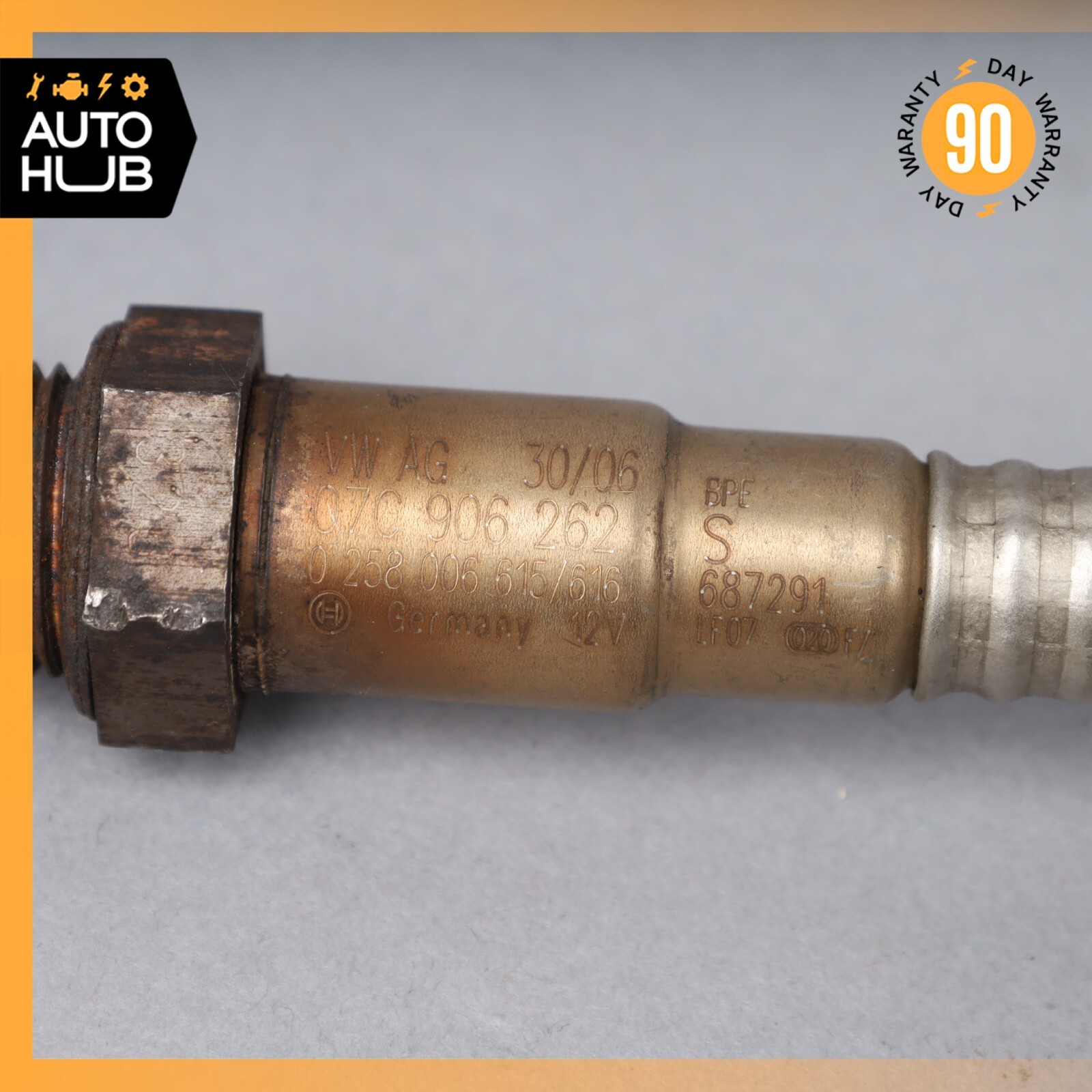 03-18 Bentley Continental GT GTC 6.0L W12 Rear Right Oxygen O2 Sensor Lambda OEM