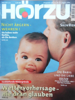 HÖRZU 33 - 1996 TV: 17.-23.8. Julia Roberts Sharon Stone Schwarzenegger Mecki