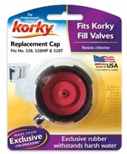 Korky R528 Replacement Cap for 528 528MP 528T Fill Valves - Pack of 6