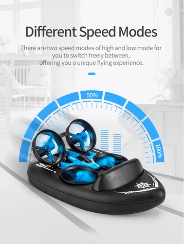JJRC H36F 2.4G RC Auto Drohnen Boot 3 in 1 Multifunktions RC Spielzeug 3D-Flips - Bild 11 von 19