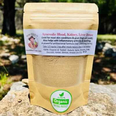 HERB MAN TEAS Powerful Blood, Kidney, Liver Detox - For gout, joint inflammation, blood #123
