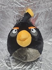 Black - Angry Birds Plush Backpack - KO 3rd Party