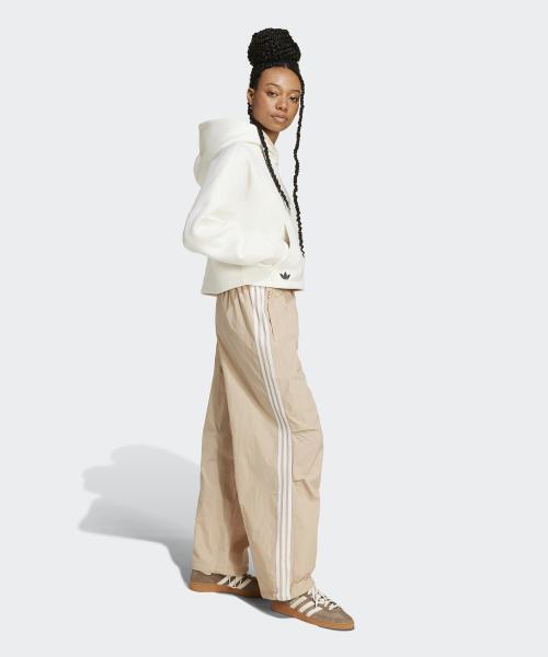 【ADIDAS】3S Woven Parachute Track Pants - Beige / IY7252 Genuine Adidas 3S Woven Parachute Track Pants - Beige