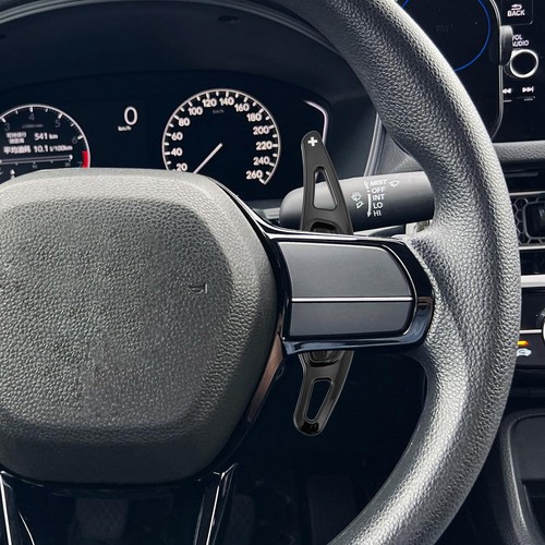 Steering Wheel Paddle Shifter Extension For Honda CRV Civic 11th Gen Black - Picture 7 of 13