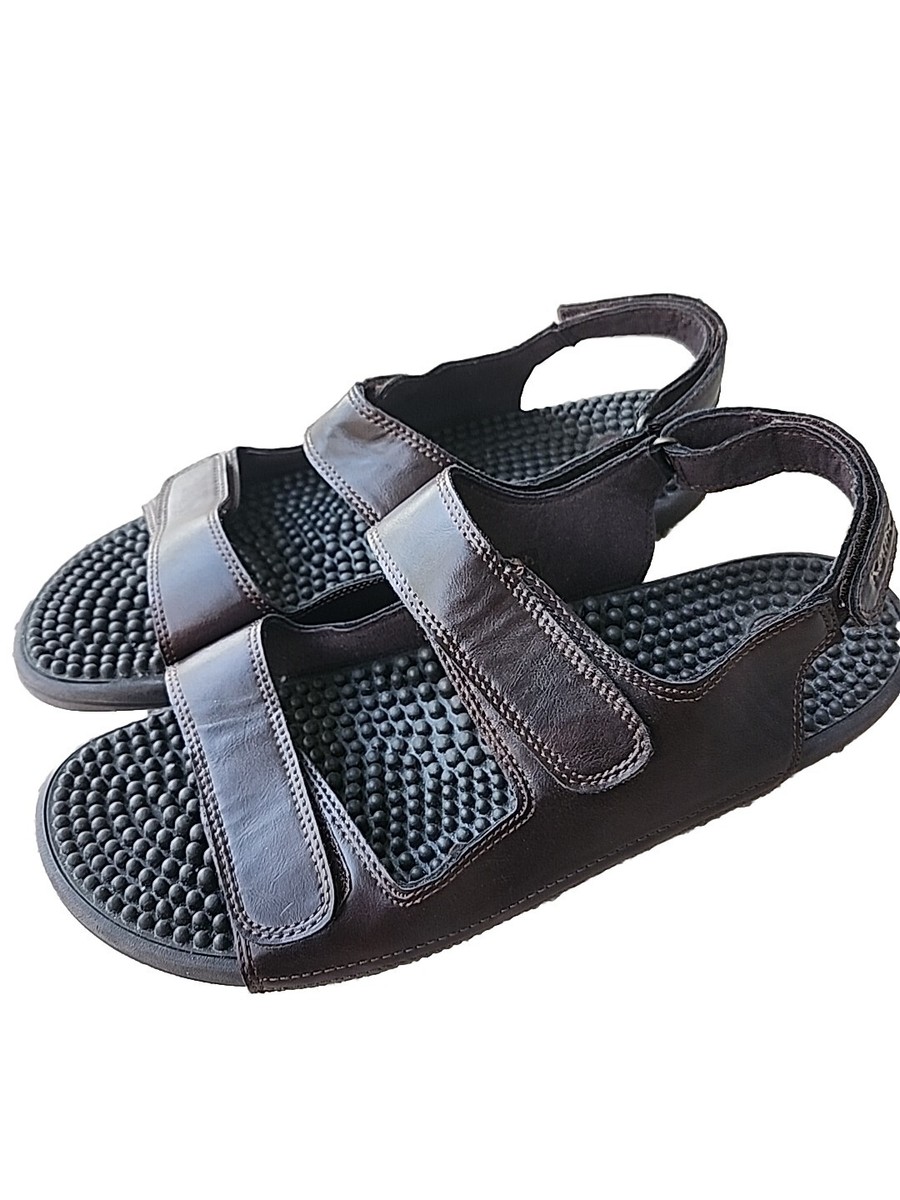 Kenkoh Balance Massage Reflexology Sandals 2312 Brw Strap