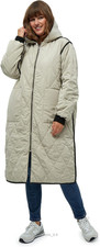 Peppercorn Women's Lulu Reversible Curve | Brown Autumn Coat | Size 20 0012 Pure
