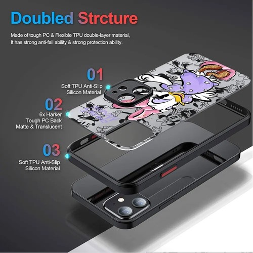 Coque téléphone Disney Mickey Minnie Mouse pour iPhone 15 14 13 12 11 Plus Pro Max - Photo 2 sur 12