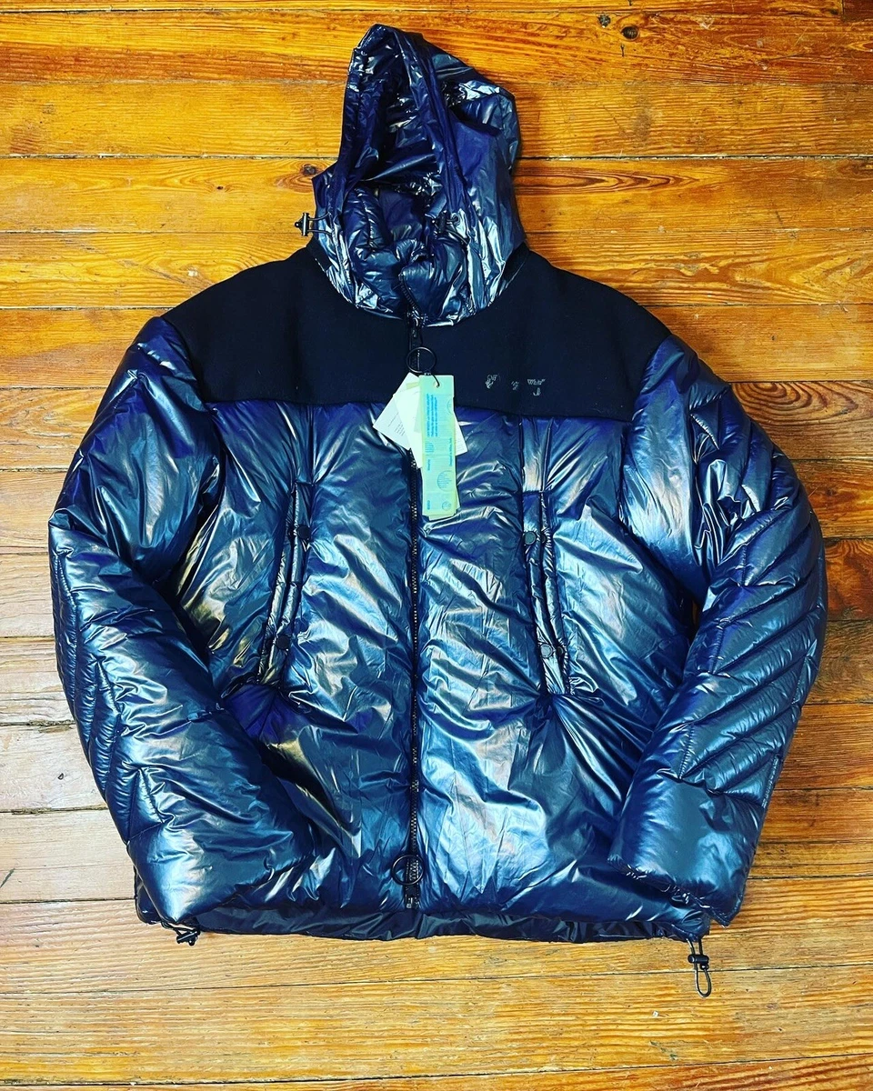 Off-White Arrow Quilted Puffer Jacket Large Rare Authentic