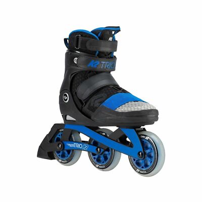 K2 Skate Men's Trio 100 Inline Skate Gray/Blue US 9/42 EU
