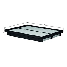 Filtro aria Mahle LX2639 - Adatto a Kia Sorento - Ricambio originale