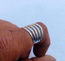 Solid 925 Sterling Silver Band & Statement Ring Handmade Jewelry Ring All Size