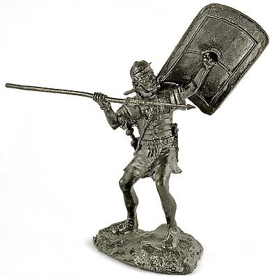 Roman legionnaire Rome 1 cent Tin toy soldiers.54mm miniature metal sculpture