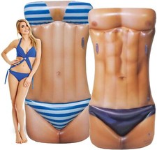 2-Pack JETSUP 2in1 Man/Woman Pool Float Raft Swimming Indoor Outdoor Beach Toy