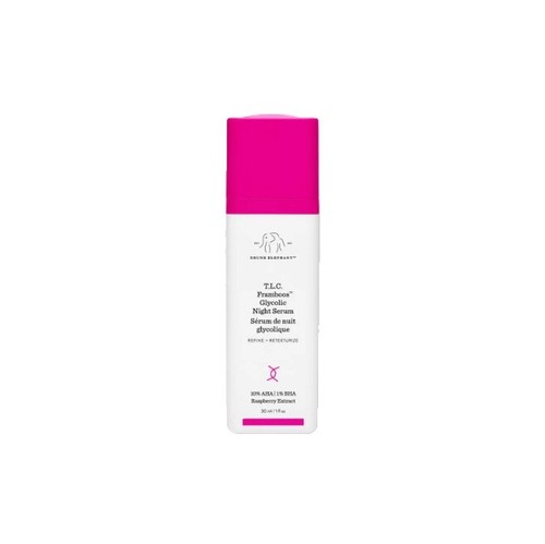 Drunk Elephant TLC Framboos Glycolic Night Serum 0.27oz / 8ml New