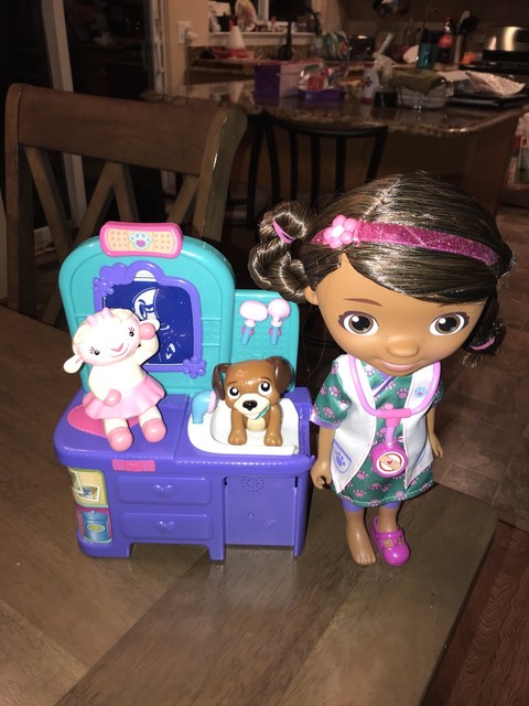 DOC MCSTUFFINS PET VET CHECKUP CENTER MINI SET PLAYSET Works (S10)# | eBay