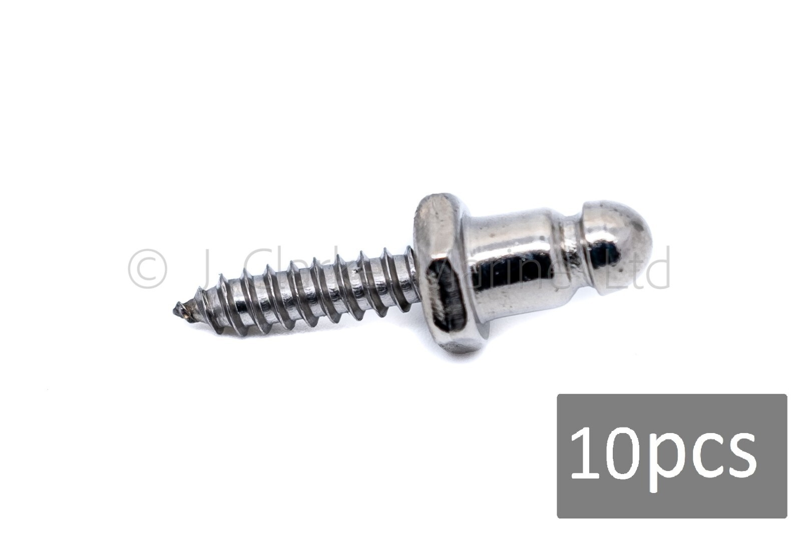 Lift the dot fastener wood screw base stud 5/8" stainless steel boat