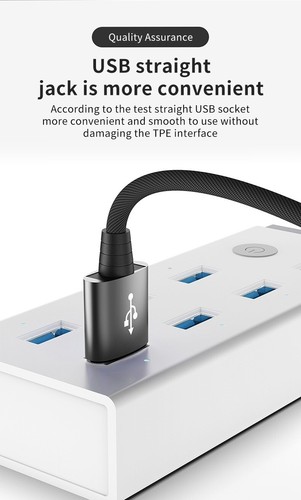 3A USB Micro Charging Cable Fast Quick Charging Data Cord 90 Degree Elbow 3meter - Picture 8 of 13
