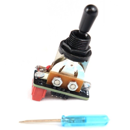 ✅ Trinity Solderless ™ Black 3 Way Toggle Switch Replacement pickup selector - Picture 7 of 11