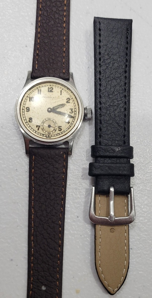 Rare Tiffany&Co / Concord Military 28mm 15 Jewels Swiss Manual