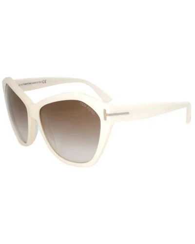 New Authentic Tom Ford Angelina FT0317 25G 61 Butterfly Sunglasses