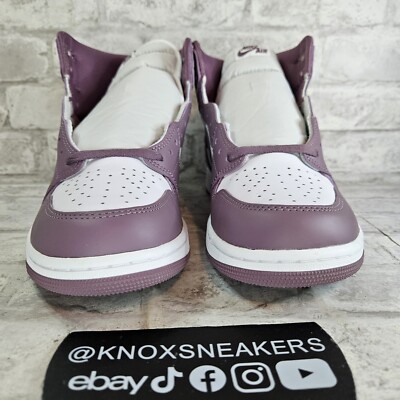 Nike Air Jordan 1 Men\'s Retro High OG White/Mauve Size 12, DZ5485-105, Purple Nike Air Jordan 1 Retro High OG  main image 3
