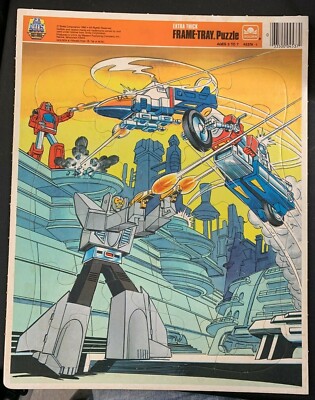 1985 TONKA CO. *GO BOTS EXTRA THICK FRAME TRAY PUZZLE* (RJF) 122621