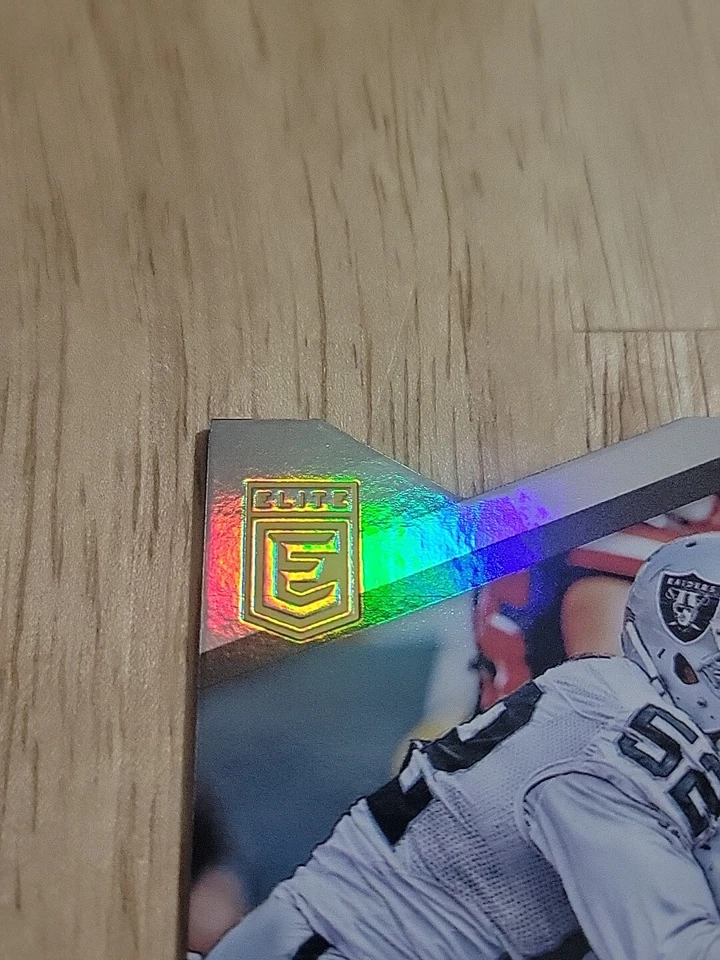 2016 Donruss Elite KHALIL MACK Greatest Hits Die Cut #GH-KM Raiders - Image 2 of 4