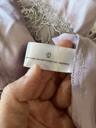 Nuevo con etiquetas Flor del Mal Castillo M L Jazmín Rosa 100% Seda Encaje Kimono Vestido Corbata Cerrada - Imagen 13 de 16