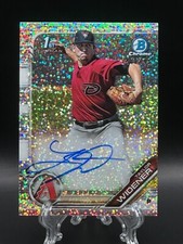 Taylor Widener 2019 Bowman Chrome Prospect Auto Speckle Refractor /299 1st