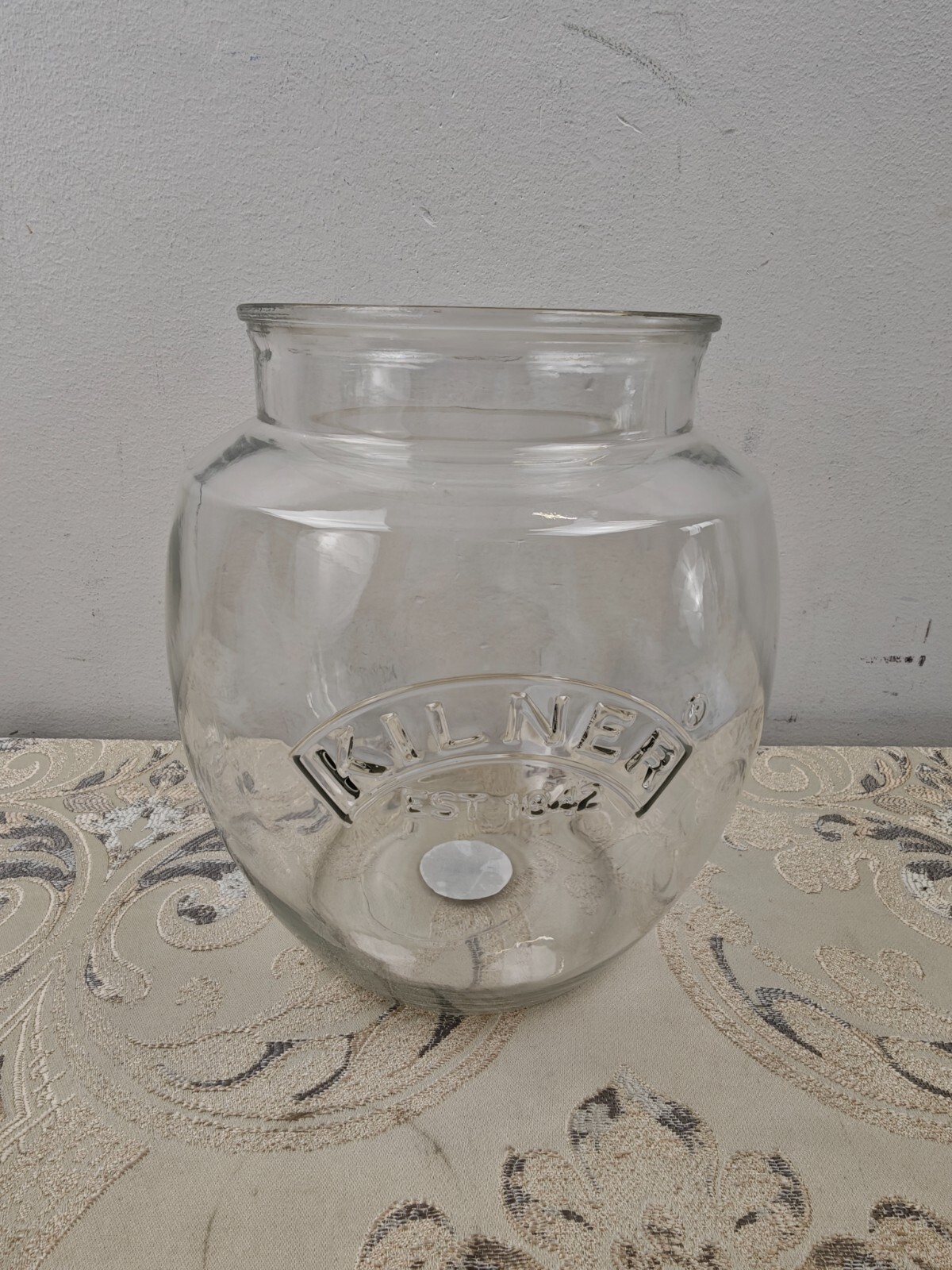 Kilner Universal Jar Push-Top Lid 4 Litre Glass Food Container Kitchen (READ)
