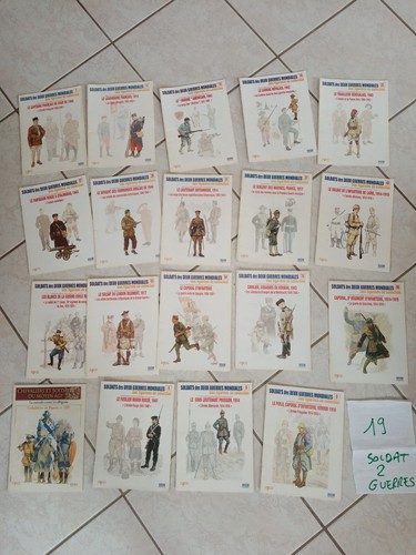 LOT 19 LIVRETS collection-soldat de plomb-soldats des deux