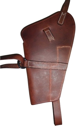 WWI WWII M3 Leather Shoulder Holster | Fits .45 .38 ACP 1911 Colt Style - Picture 13 of 29