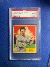 1935 Diamond Stars #42 Jimmy Dykes White Sox PSA 8