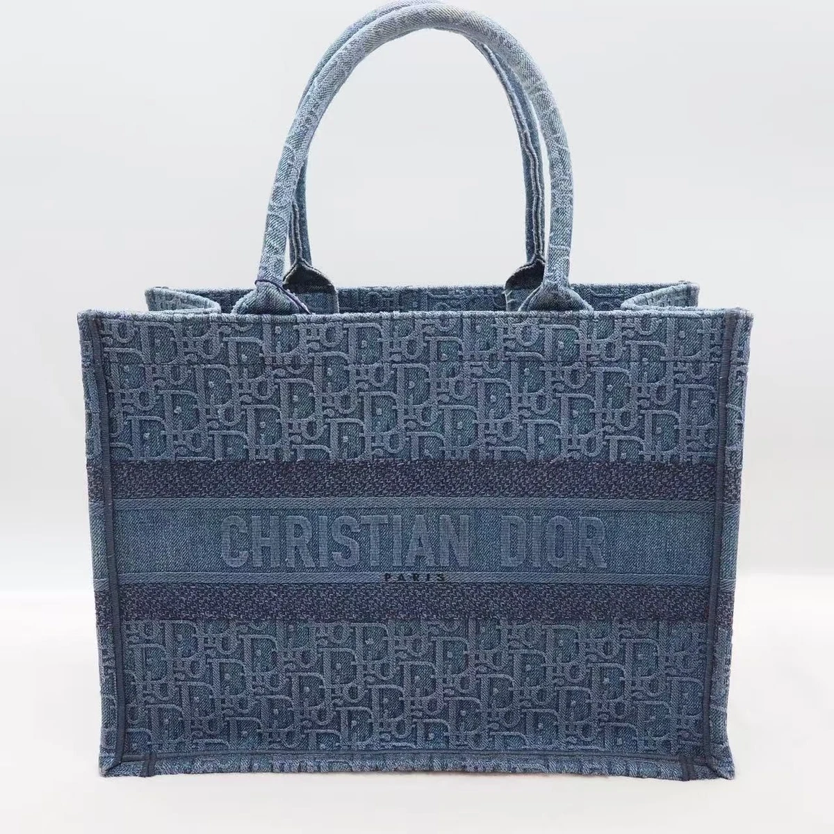 Dior Denim Exterior Tote Bags & Handbags for Women for sale | eBay